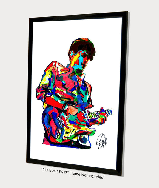 John Mayer Gultar Singer Rock Music Poster Print Wall Art 11x17