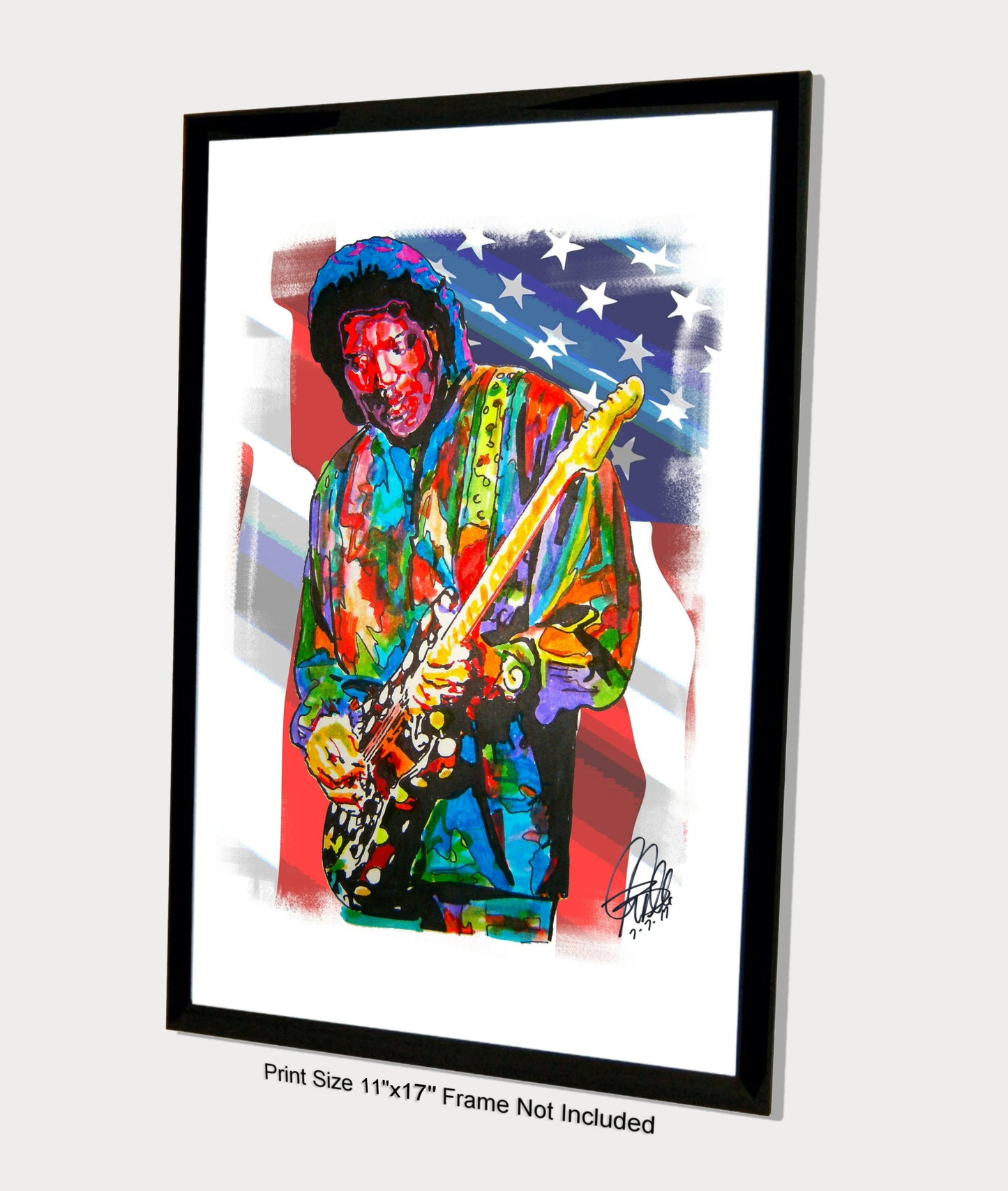 Buddy Guy Singer Guitar Blues Music Poster Print Wall Art 11x17