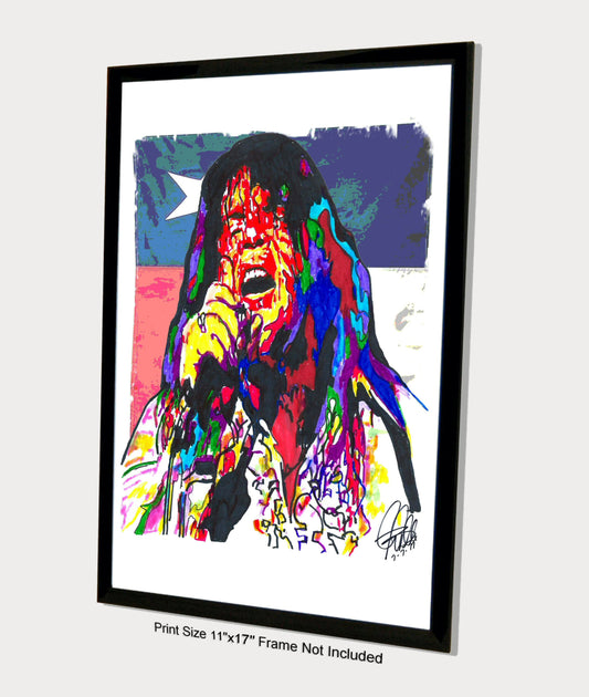 Meat Loaf Bat Out of Hell Singer Hard Rock Music Poster Print Wall Art 11x17