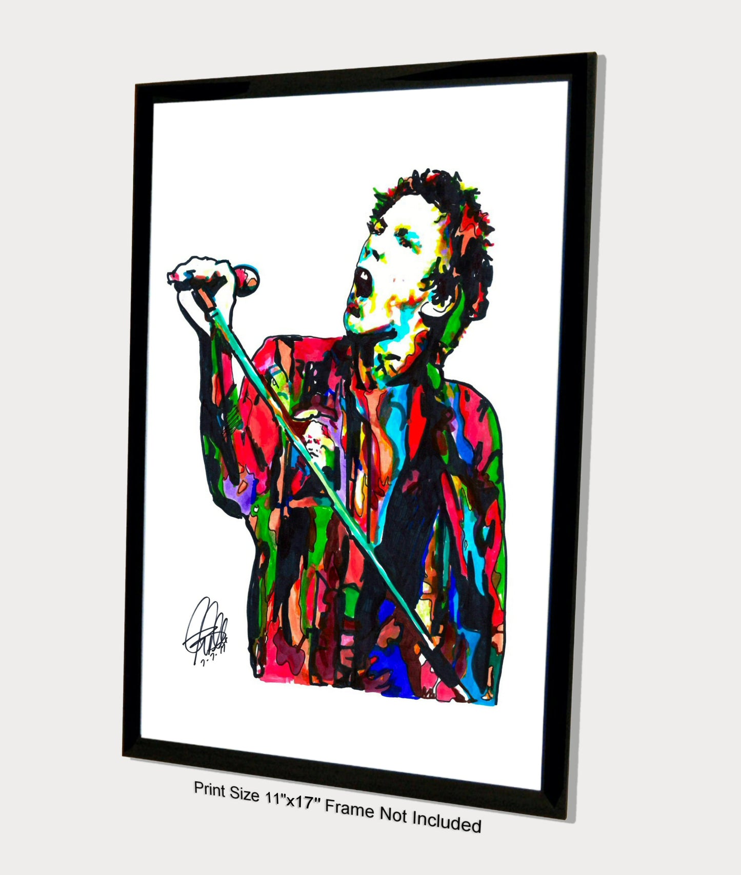 Johnny Rotten Sex Pistols Punk Rock Music Poster Print Wall Art 11x17