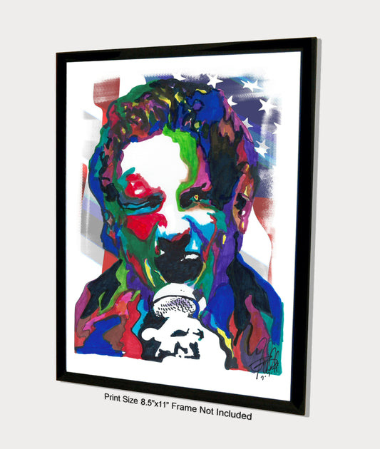 Layne Staley Alice in Chains Hard Rock Music Print Poster Wall Art 8.5x11