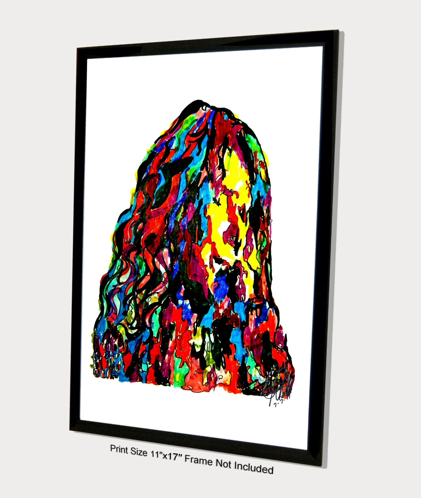 Janis Joplin Singer Rock Music Poster Print Wall Art 11x17