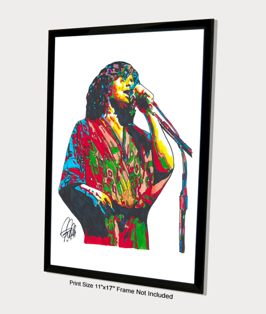 Jon Anderson Yes Singer Rock Music Poster Print Wall Art 11x17