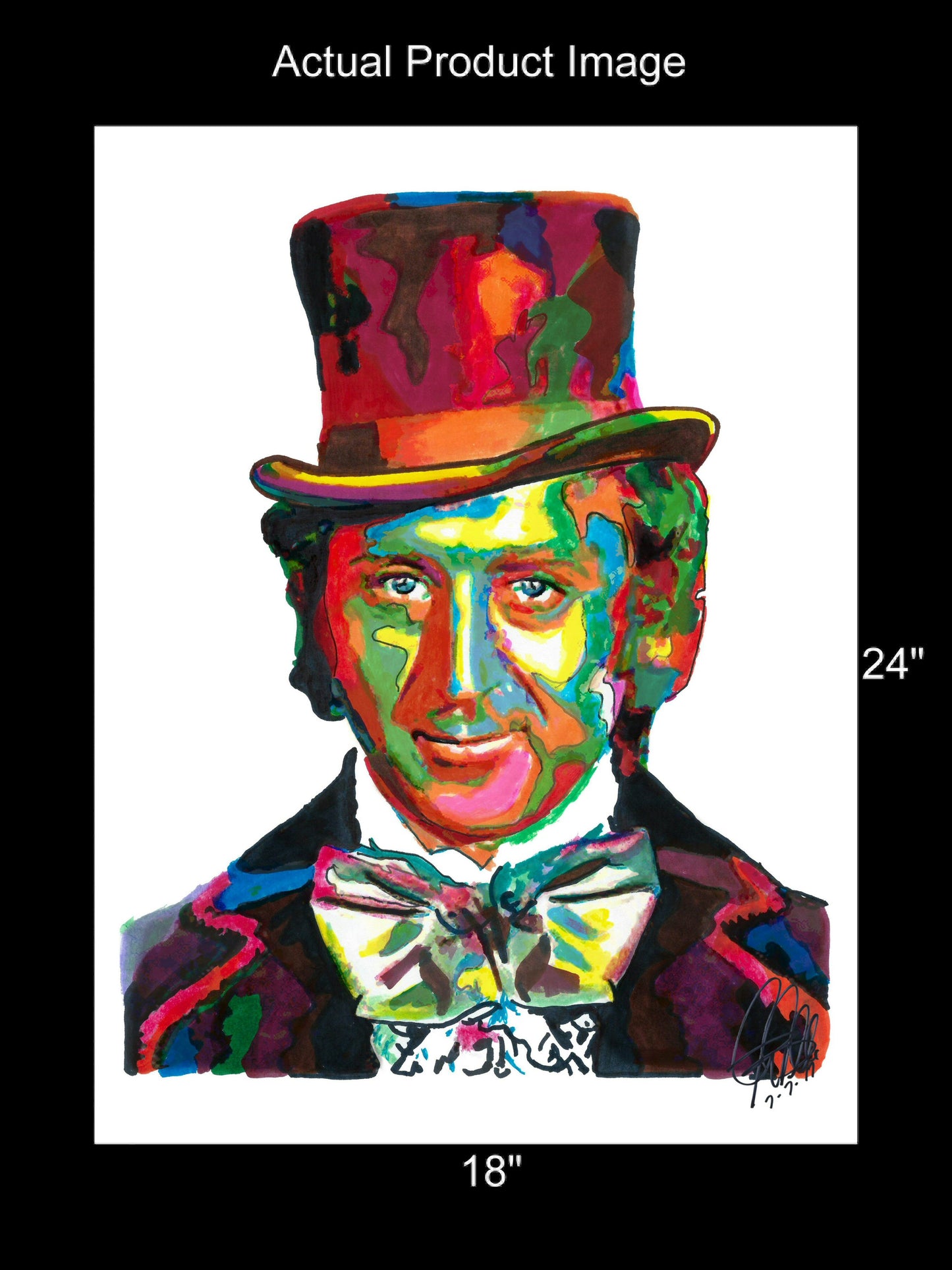 Willy Wonka Gene Wilder Chocolate Factory Movies Print Poster Wall Art 18x24