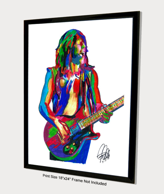 Pat Travers Guitar Rock Music Poster Print Wall Art 18x24