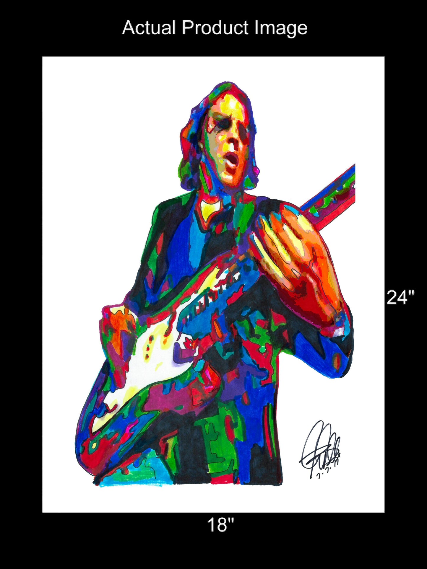 Joe Bonamassa Blues Rock Guitar Music Poster Print Wall Art 18x24