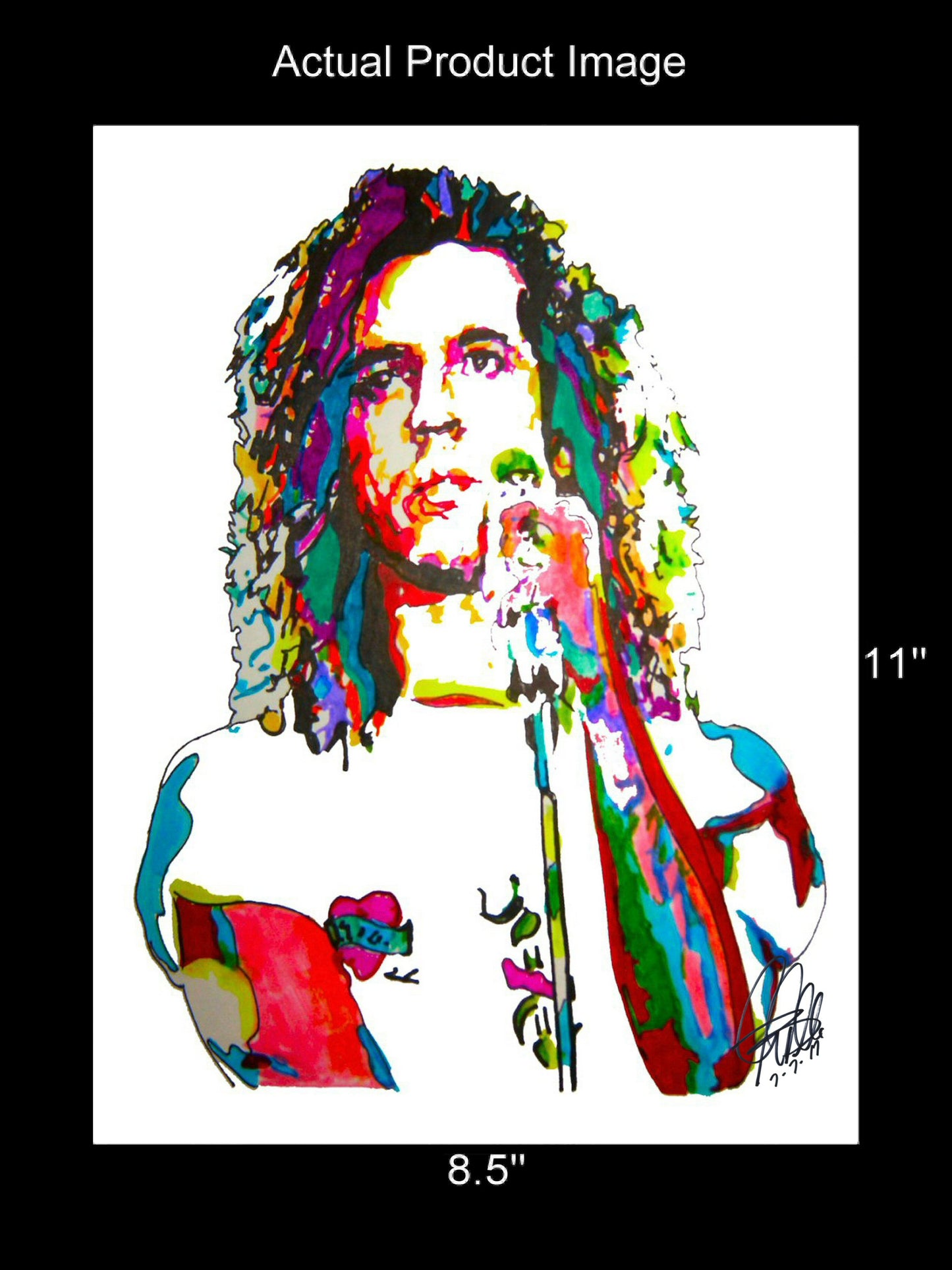 Michael Hutchence INXS Singer Rock Music Poster Print Wall Art 8.5x11