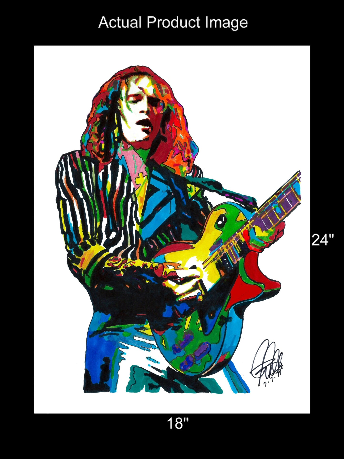 Justin Hawkins The Darkness Rock Music Poster Print Wall Art 18x24