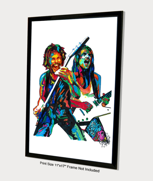 Rudolf Schenker Matthias Jabs Scorpions Rock Music Poster Print Wall Art 11x17