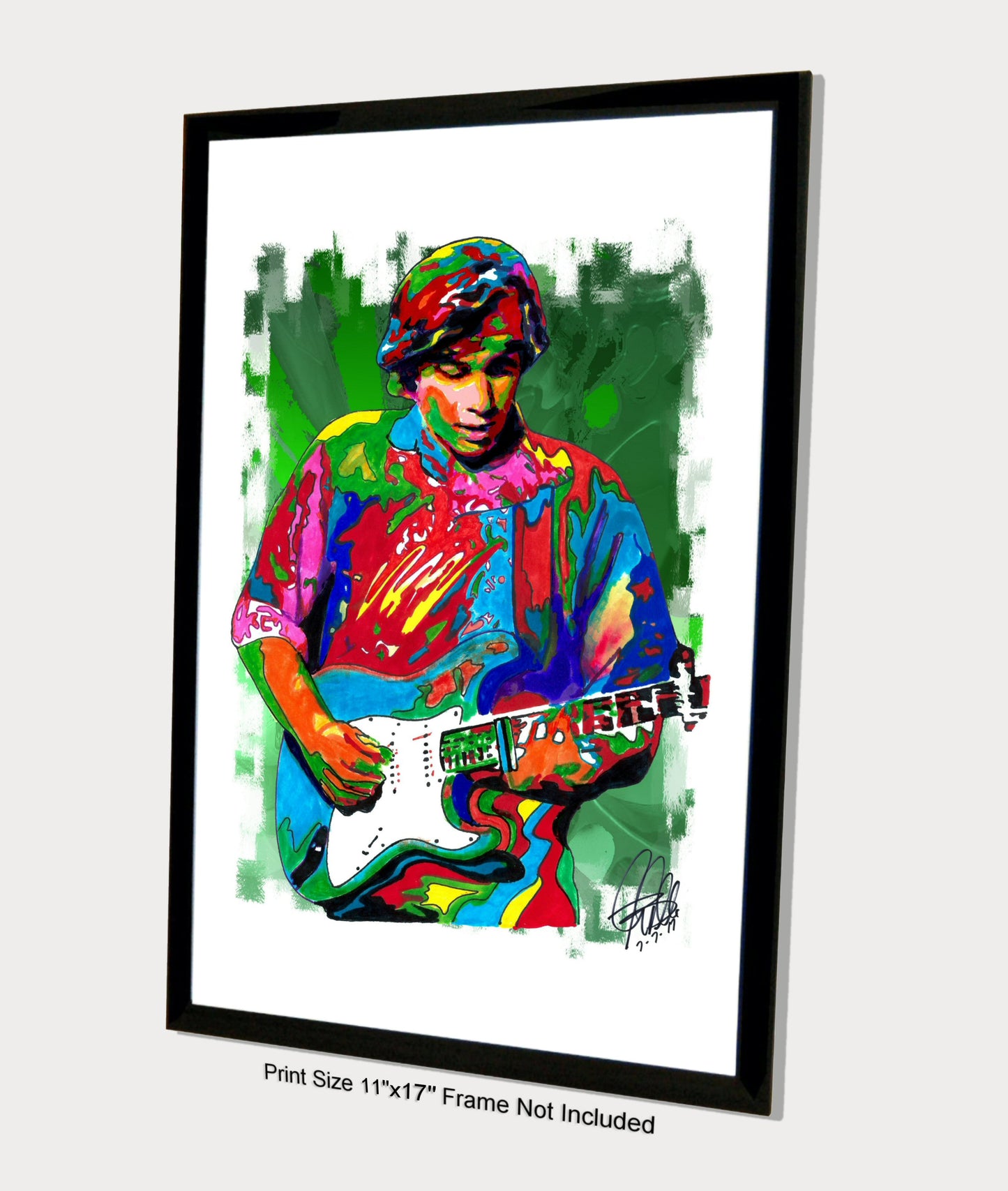 Ry Cooder Slide Guitar Blues Roots Rock Music Poster Print Wall Art 11x17