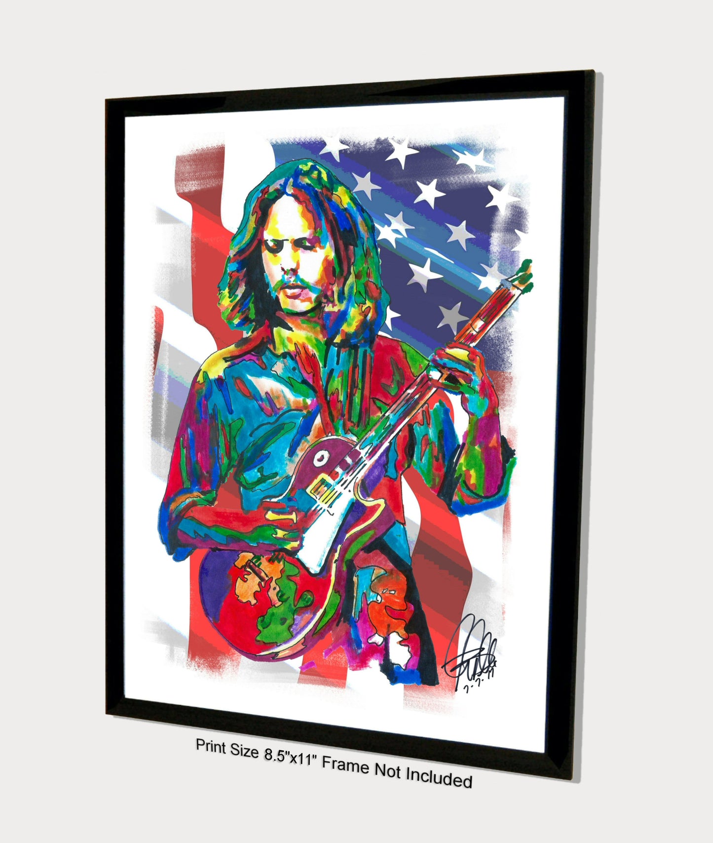 Don Felder Eagles Guitar American Rock Music Poster Print Wall Art 8.5x11