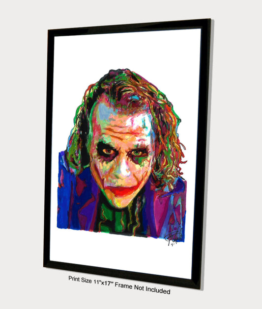 The Joker Heath Ledger Batman The Dark Knight Poster Print Wall Art 11x17