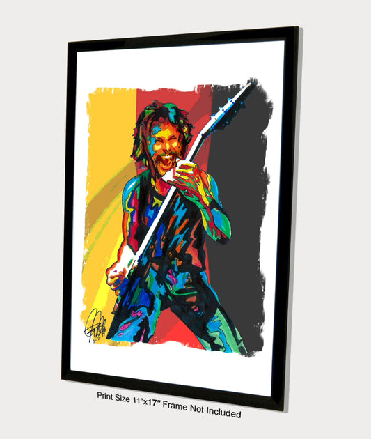 Rudolf Schenker Scorpions Guitar Hard Rock Music Poster Print Wall Art 11x17