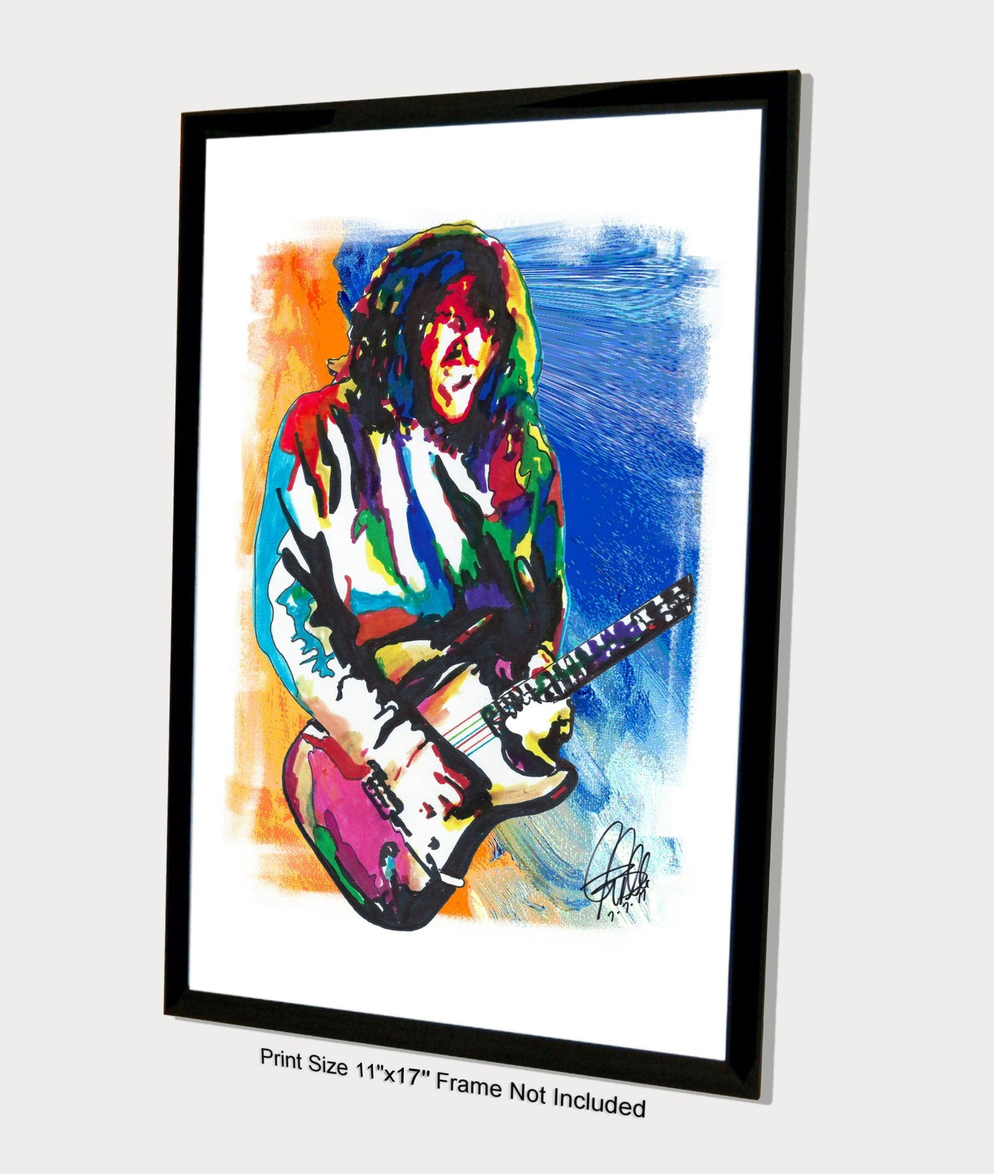 John Frusciante Red Hot Chili Peppers Guitar Music Poster Print Wall Art 11x17