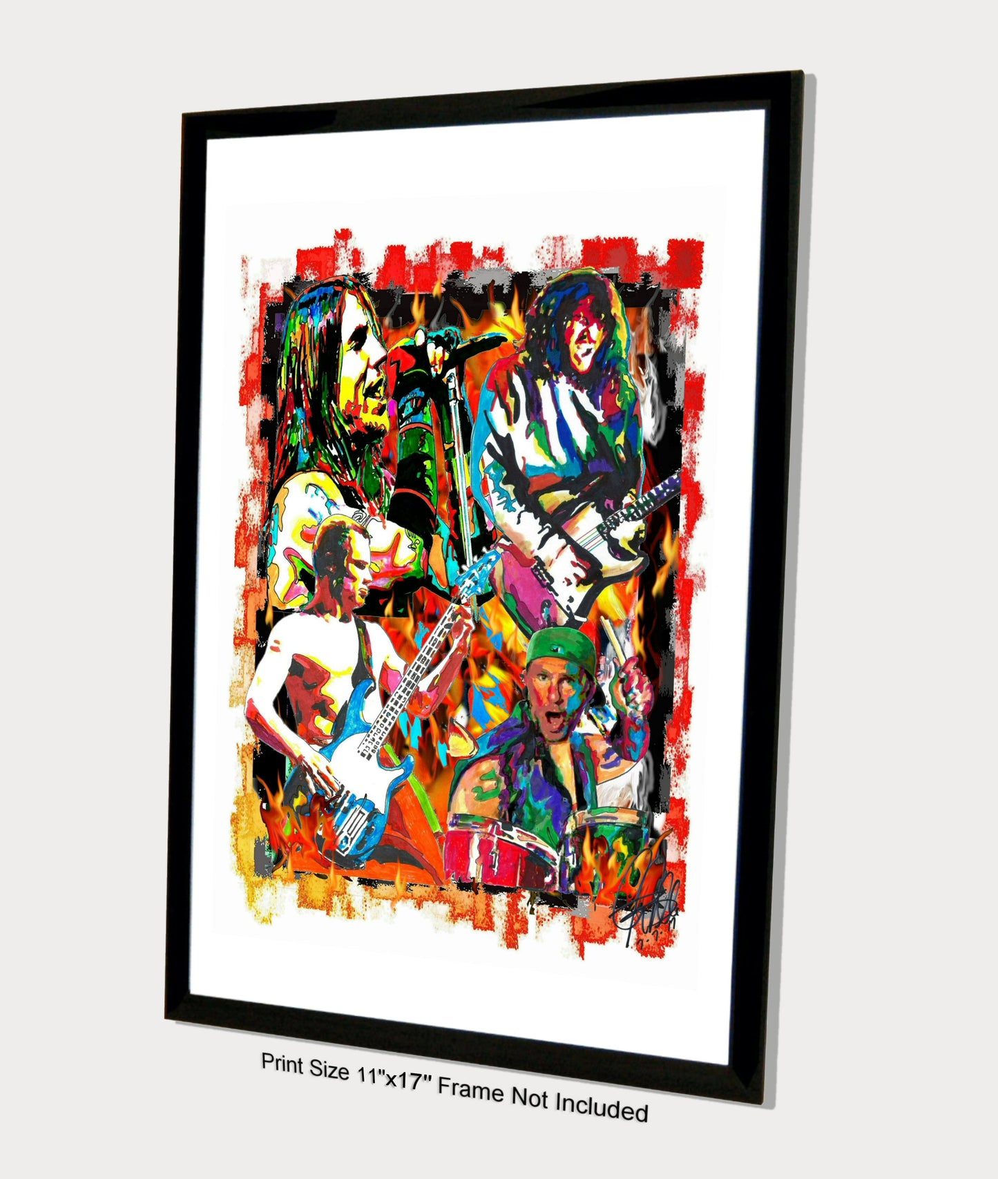 Red Hot Chili Peppers Funk Rock Music Poster Print Wall Art 11x17