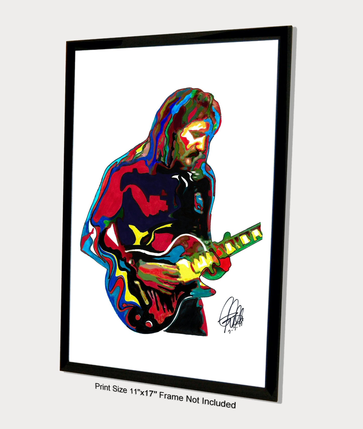 Jan Akkerman Focus Guitar Rock Music Poster Print Wall Art 11x17