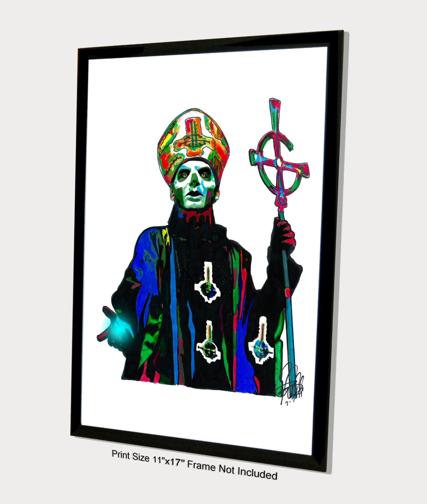 Papa Emeritus III Ghost Metal Rock Music Print Poster Wall Art 11x17