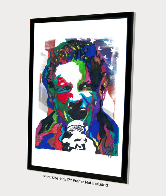 Layne Staley Alice in Chains Hard Rock Music Print Poster Wall Art 11x17