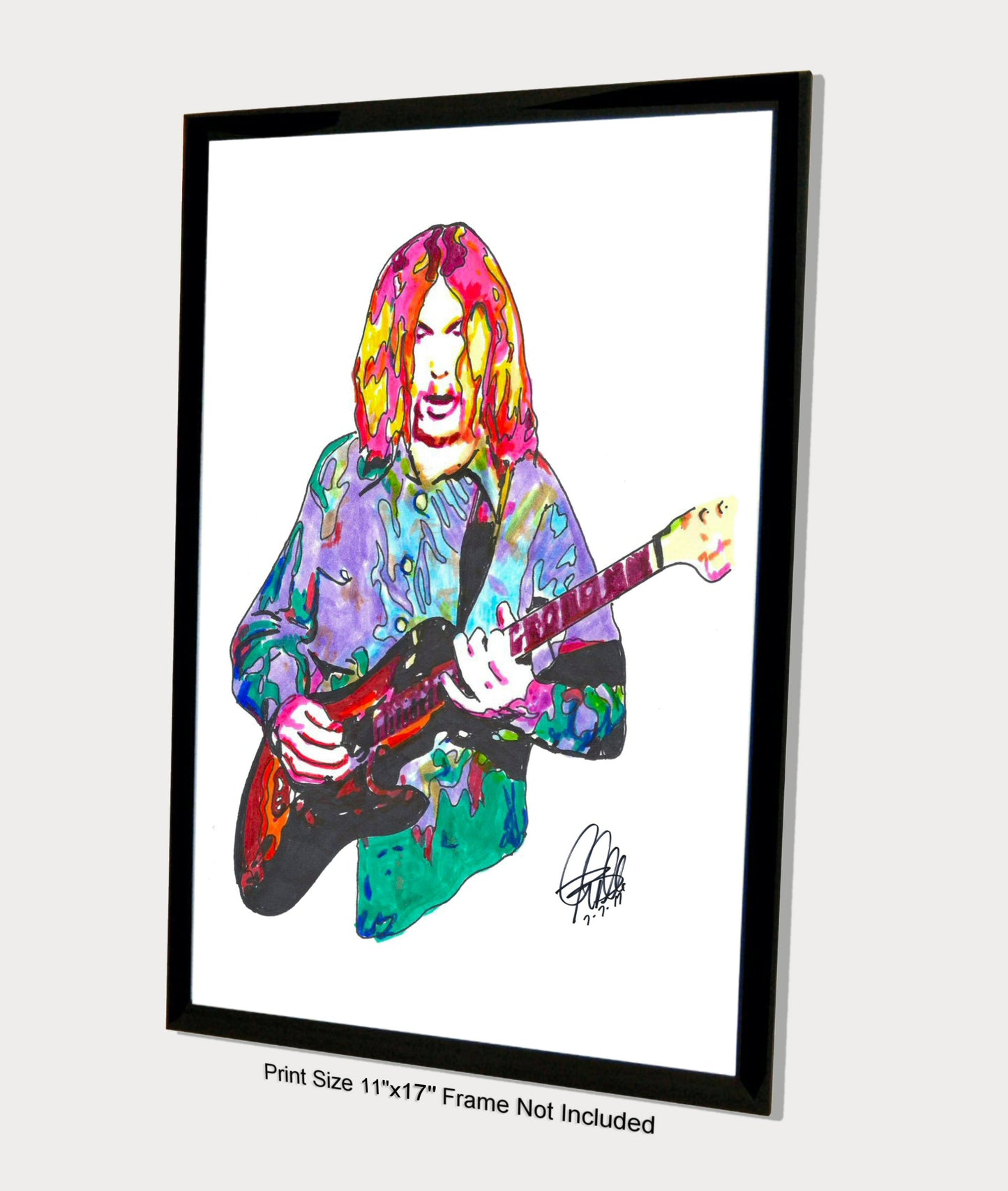 Duane Allman The Allman Brothers Guitar Music Poster Print Wall Art 11x17