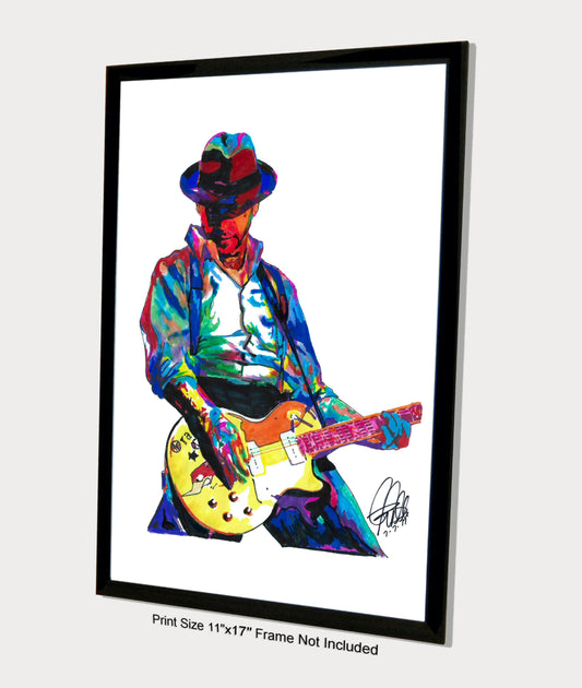 Mike Ness Social Distortion Guitar Rock Music Poster Print Wall Art 11x17