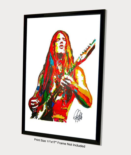 Mark Farner Grand Funk Railroad Guitar Rock Music Poster Print Art 11x17