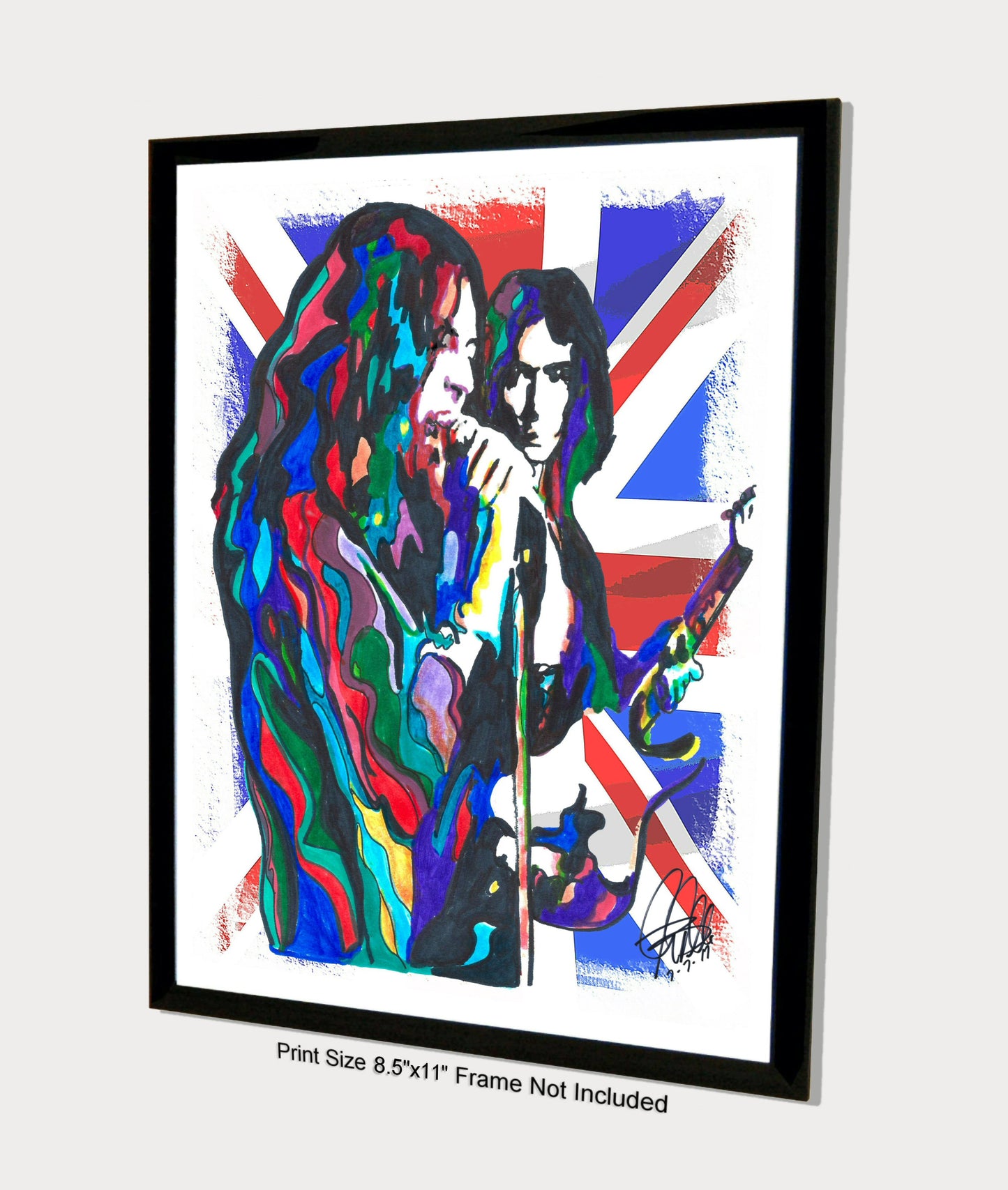 Ian Gillan Ritchie Blackmore Deep Purple Hard Rock Music Poster Print Art 8.5x11