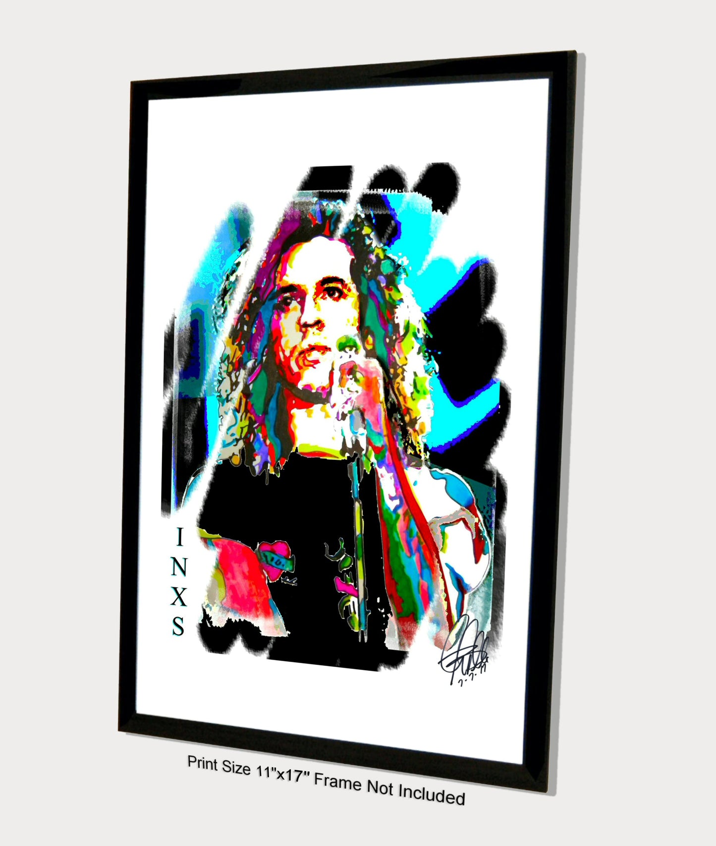 Michael Hutchence INXS Singer New Wave Rock Music Poster Print Wall Art 11x17