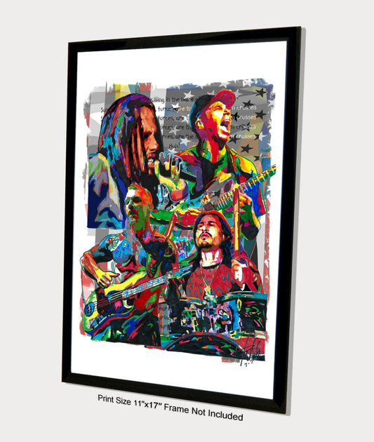 Rage Against the Machine RATM Metal Rock Music Poster Print Wall Art 11x17