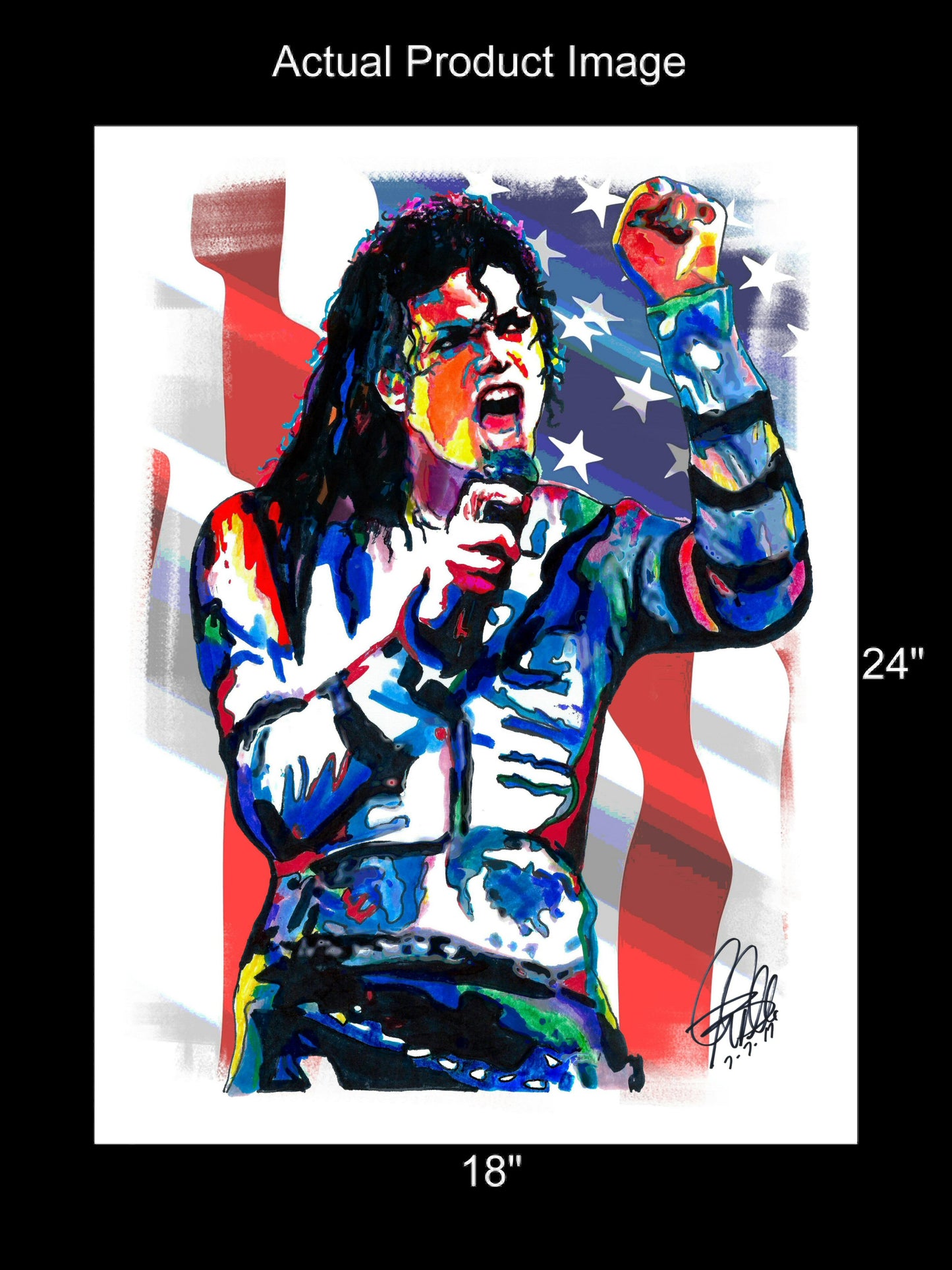 Michael Jackson The Jackson 5 King of Pop Poster Print Wall Art 18x24