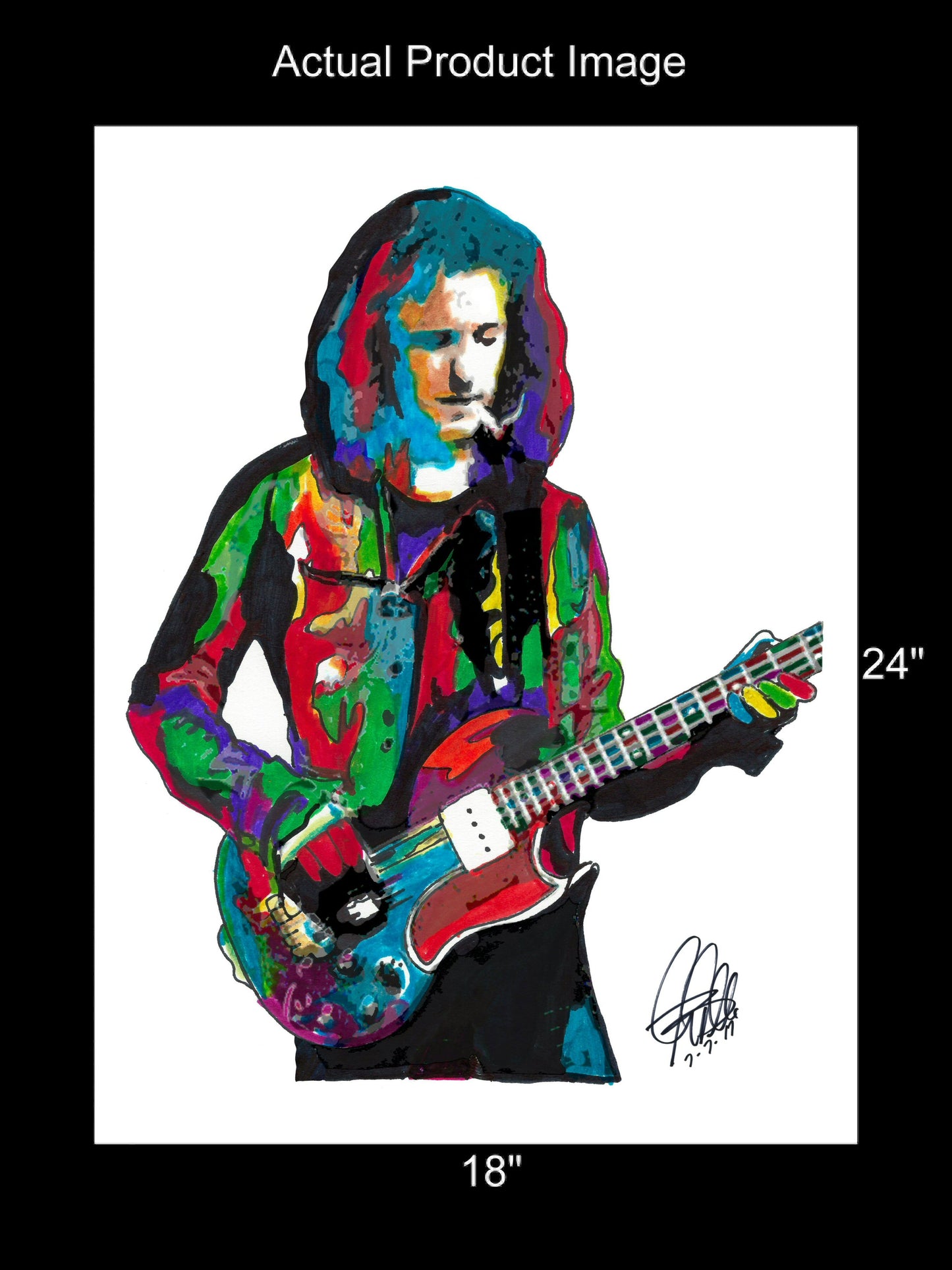 Jack Bruce Cream Bass Guitar Blues Rock Music Poster Print Wall Art 8.5x11