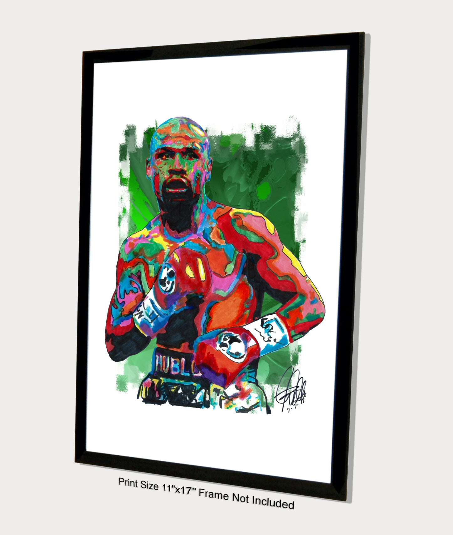 Floyd Mayweather Boxing Sports Poster Print Wall Art 11x17