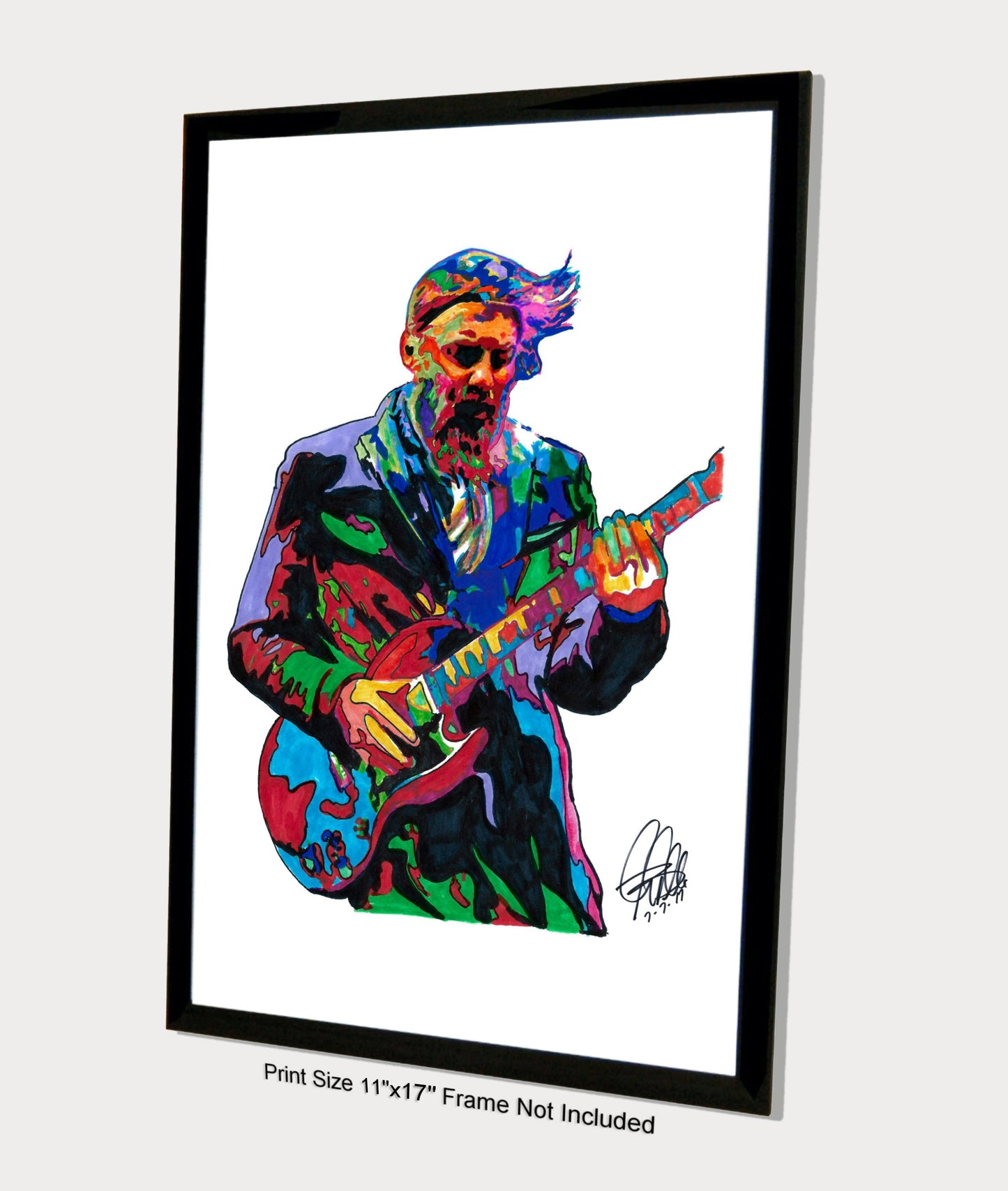 Derek Trucks Allman Brothers Guitar Rock Music Poster Print Wall Art 11x17