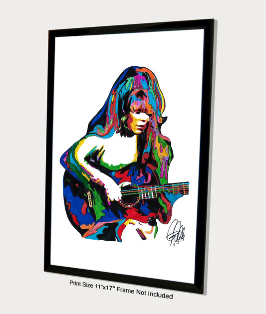 Charo Singer Flamenco Guitar Latin Pop Music Poster Print Wall Art 11x17