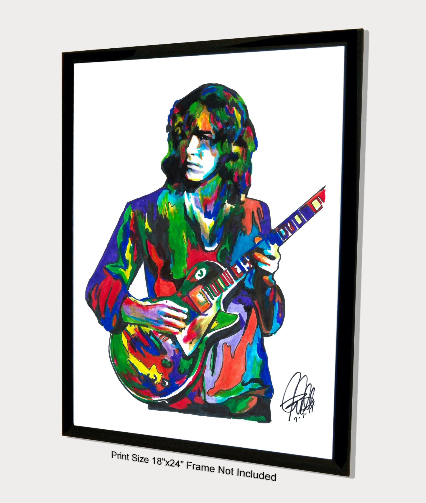 Mick Taylor Bluesbreakers Guitar Blues Rock Music Poster Print Wall Art 18x24