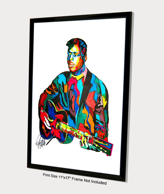 Blind Lemon Jefferson Guitar Blues Music Poster Print Wall Art 11x17