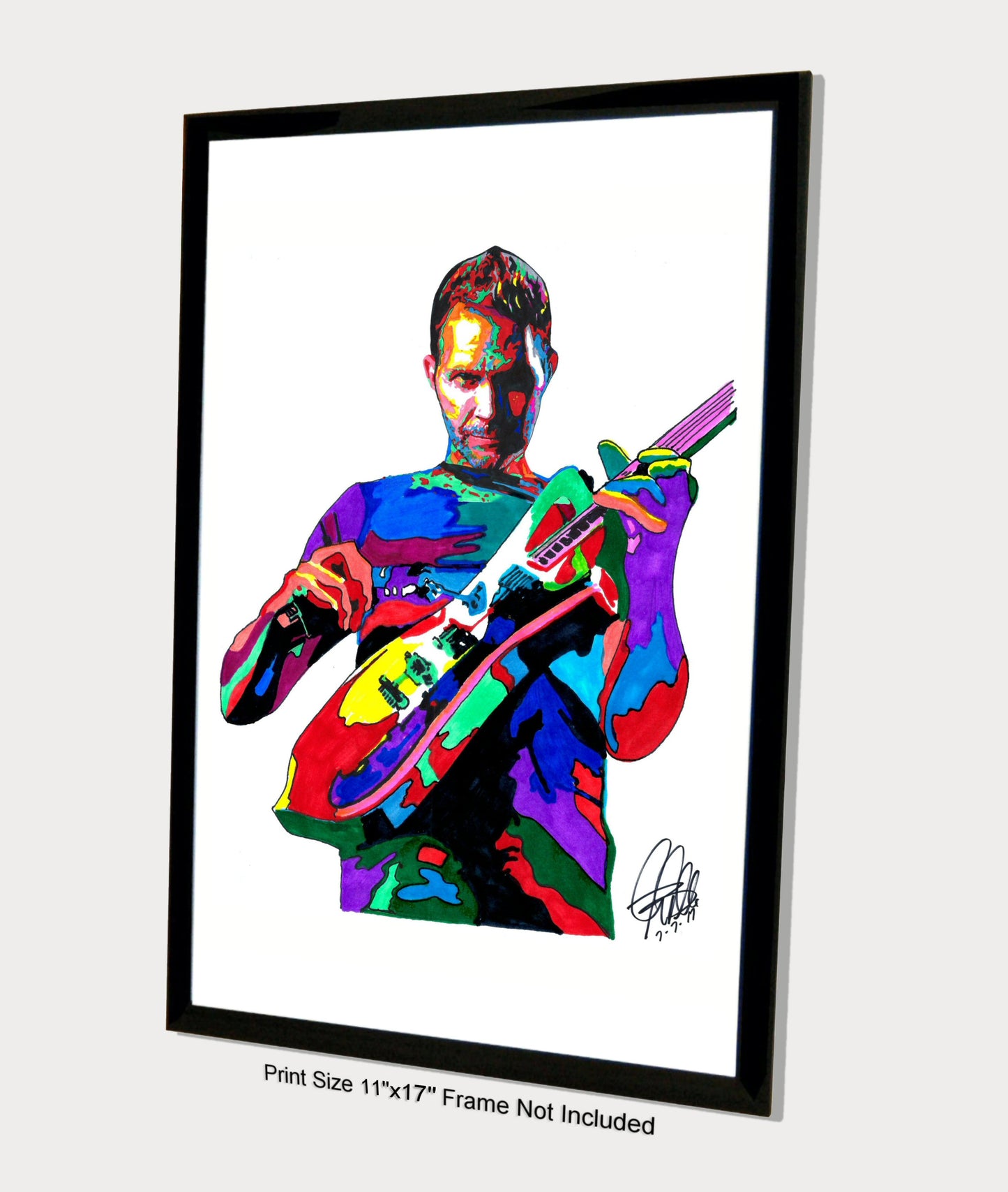 Paul Gilbert MR Big Guitar Rock Music Poster Print Wall Art 11x17