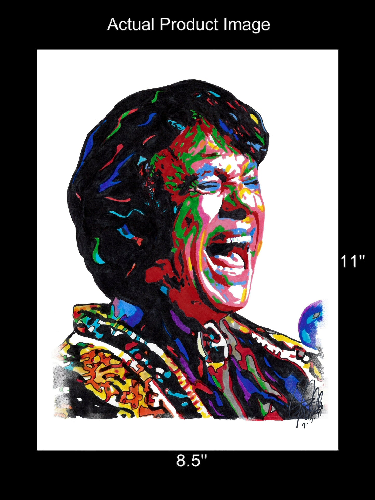 Juan Gabriel Singer Latin Pop Music Poster Print Wall Art 8.5x11