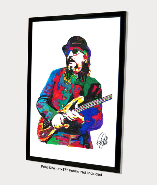 Les Claypool Primus Singer Bass Guitar Rock Music Poster Print Wall Art 11x17