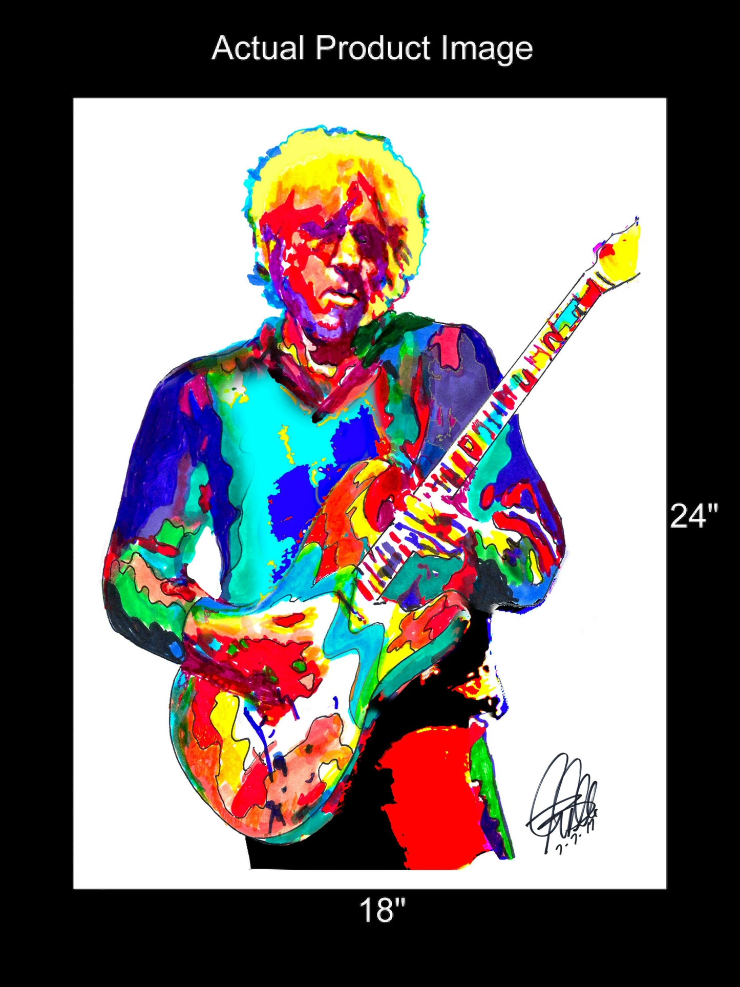 Kenny Wayne Shepherd Singer Guitar Rock Music Poster Print Wall Art 18x24