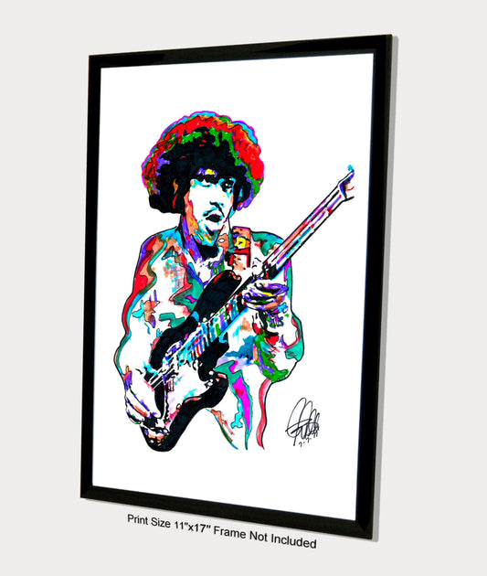 Phil Lynott Thin Lizzy Singer Rock Music Poster Print Wall Art 11x17