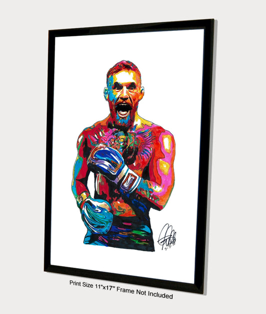 Conor McGregor Martial Arts Boxing UFC Poster Print Wall Art 11x17