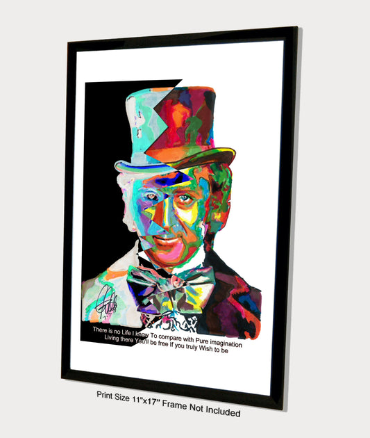 Willy Wonka Gene Wilder Chocolate Factory Movies Poster Wall Art 11x17