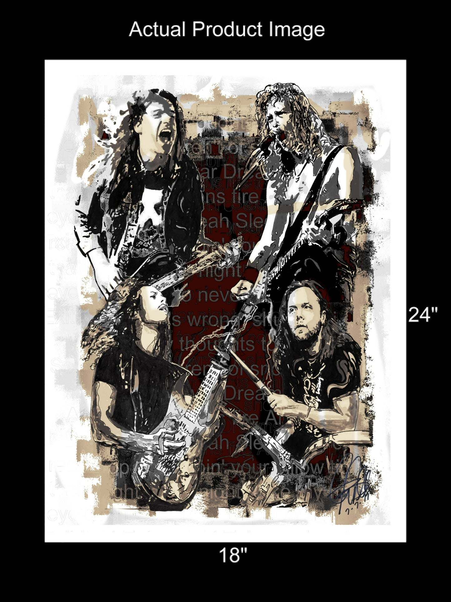 Metallica Heavy Metal Rock Music Print Poster Wall Art 18x24