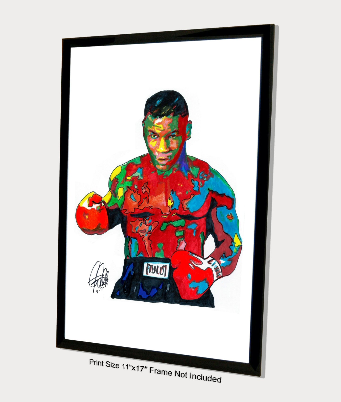 Mike Tyson Heavyweight Boxer Boxing Poster Print Wall Art 11x17