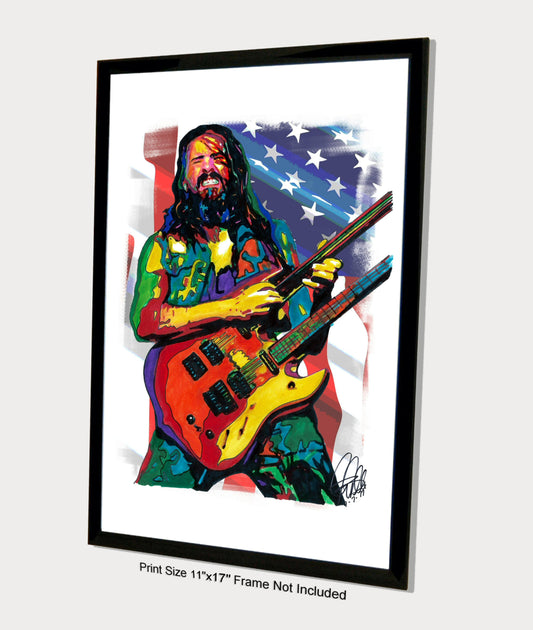 Ron Bumblefoot Thal Guitar Hard Rock Music Poster Print Wall Art 11x17