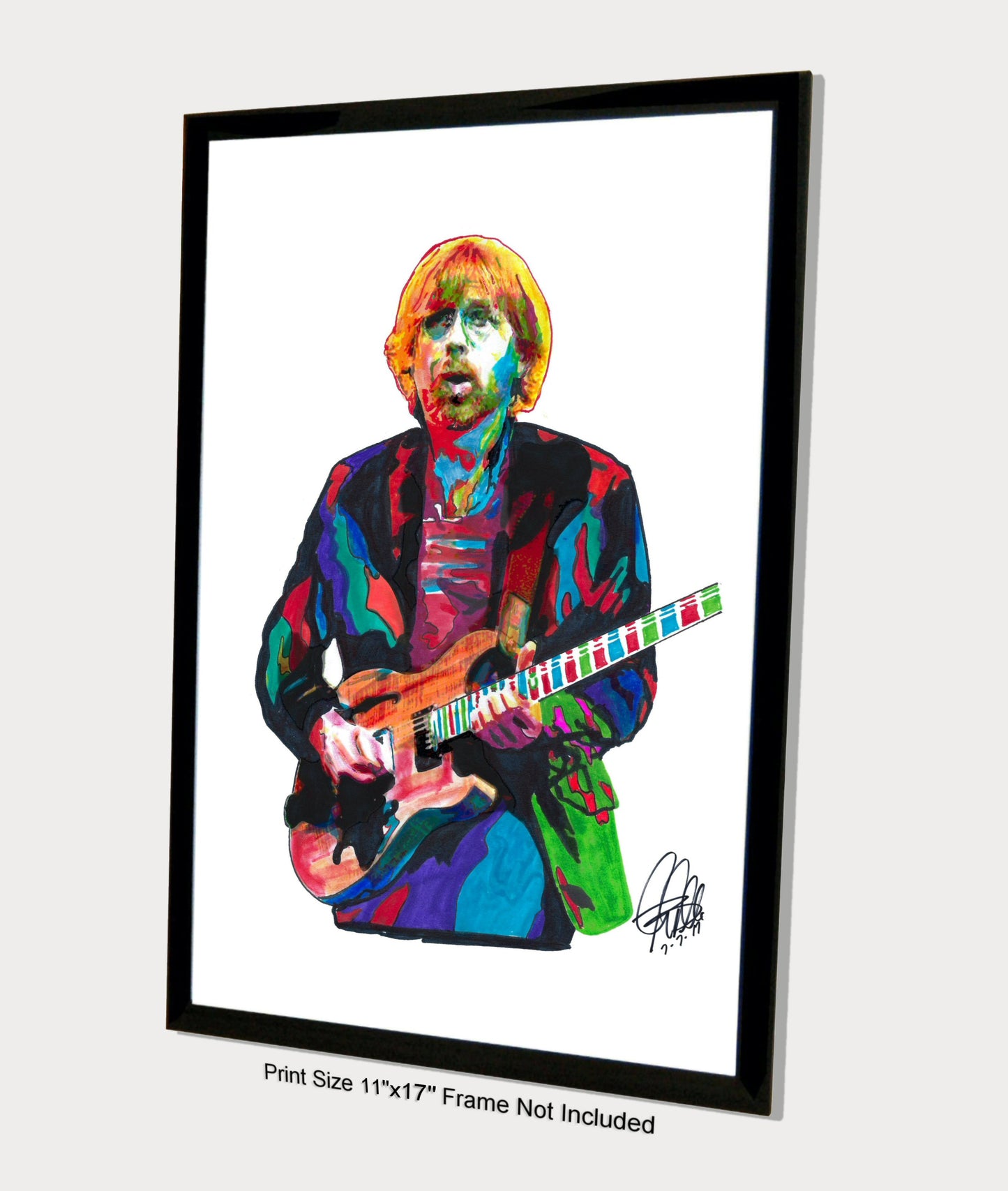 Trey Anastasio Phish Guitar Rock Blues Music Poster Print Wall Art 11x17