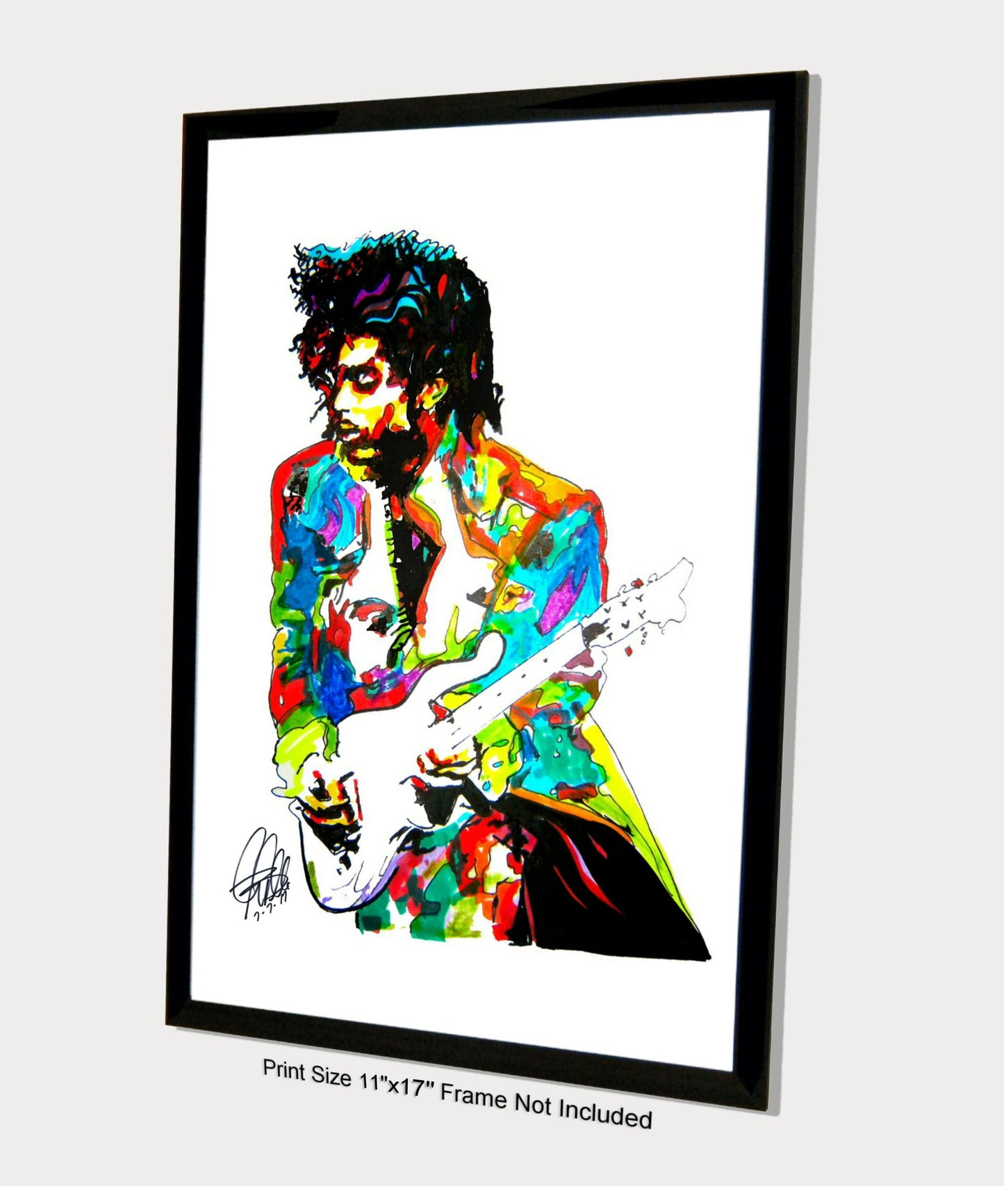 Prince The Revolution Singer Guitar Rock Music Poster Print Wall Art 11x17