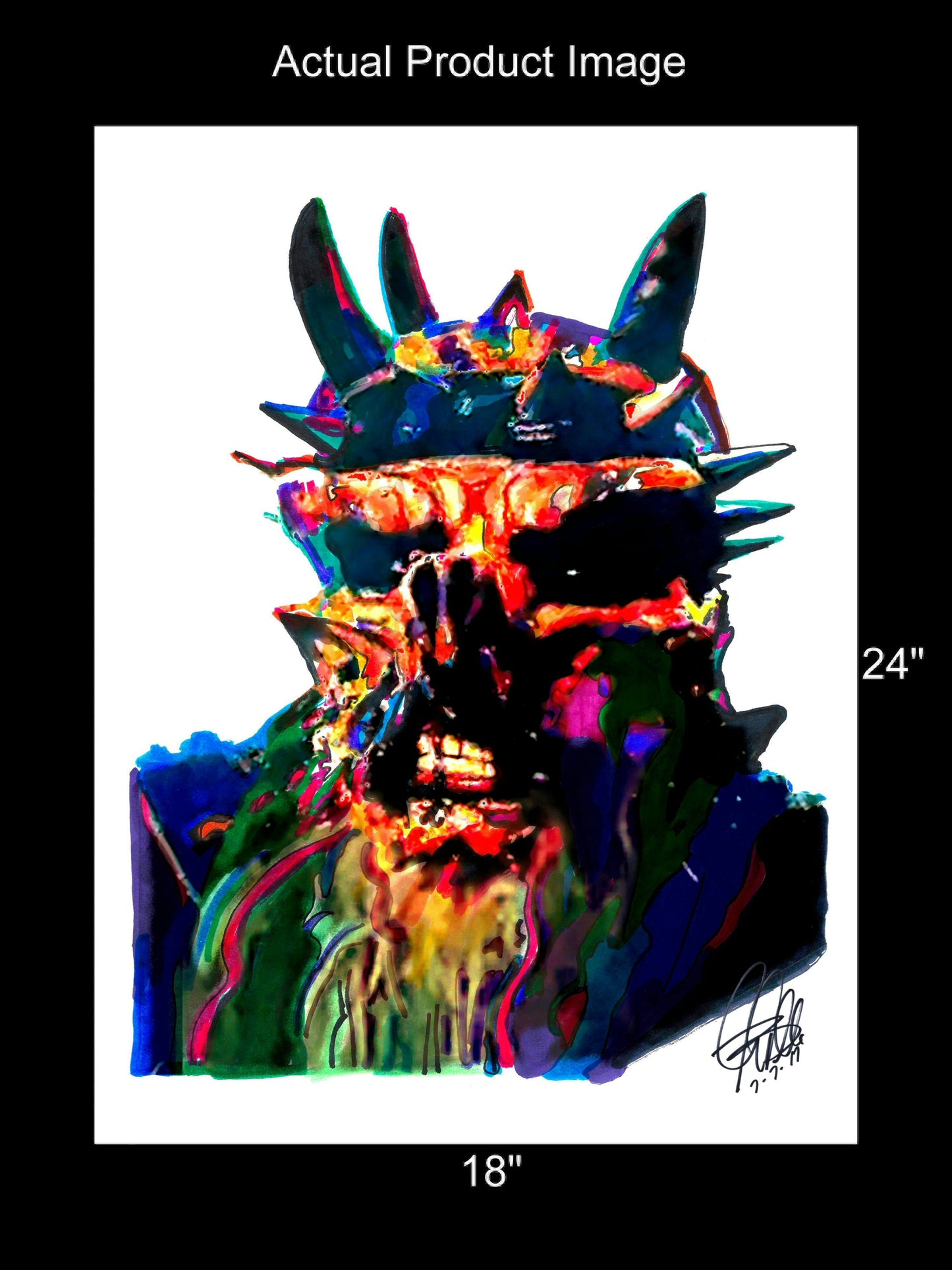 Oderus Urungus Dave Brockie GWAR Metal Music Poster Print Wall Art 18x24