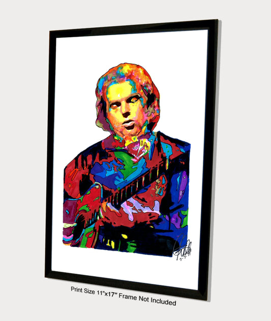 Van Morrison Singer Rock Music Poster Print Wall Art 11x17