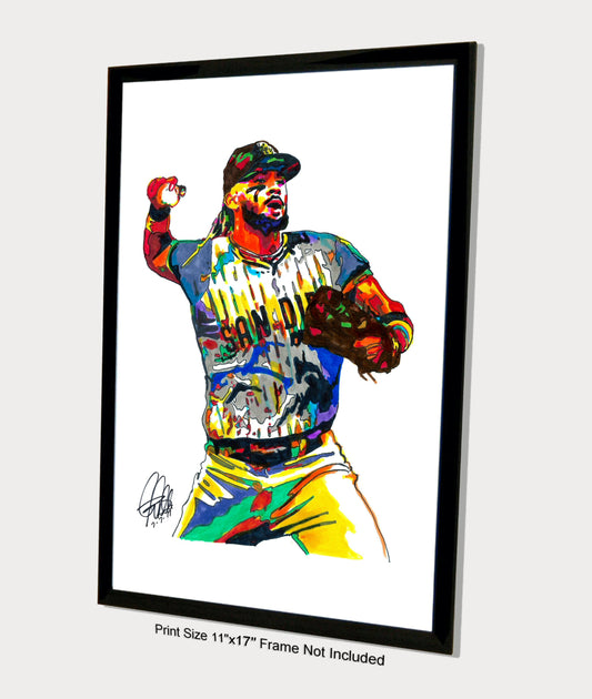 Fernando Tatis Jr San Diego Padres Sports Poster Print Wall Art 11x17